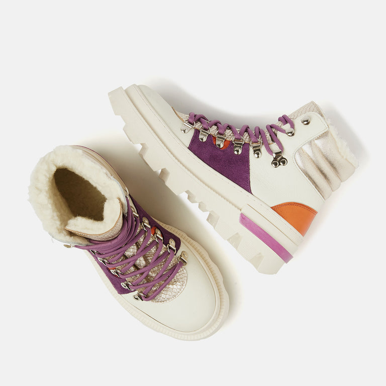 Lazamani Lazamani Vere Dames Boots Multi | LA45804purple