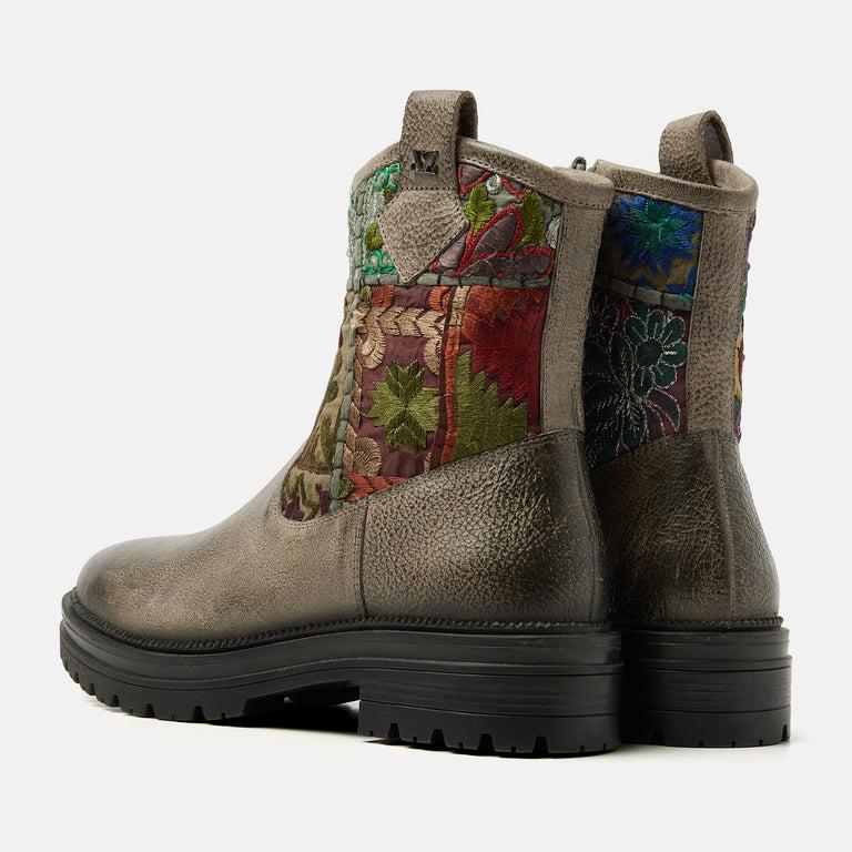 Lazamani Lazamani Vienne Dames Boots Bruin/Multi | LA85669fango