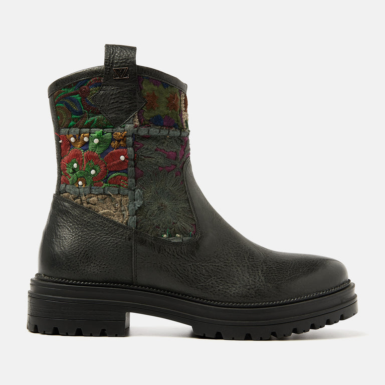 lazamani Lazamani Vienne Dames Boots Zwart/Multi | LA85669black
