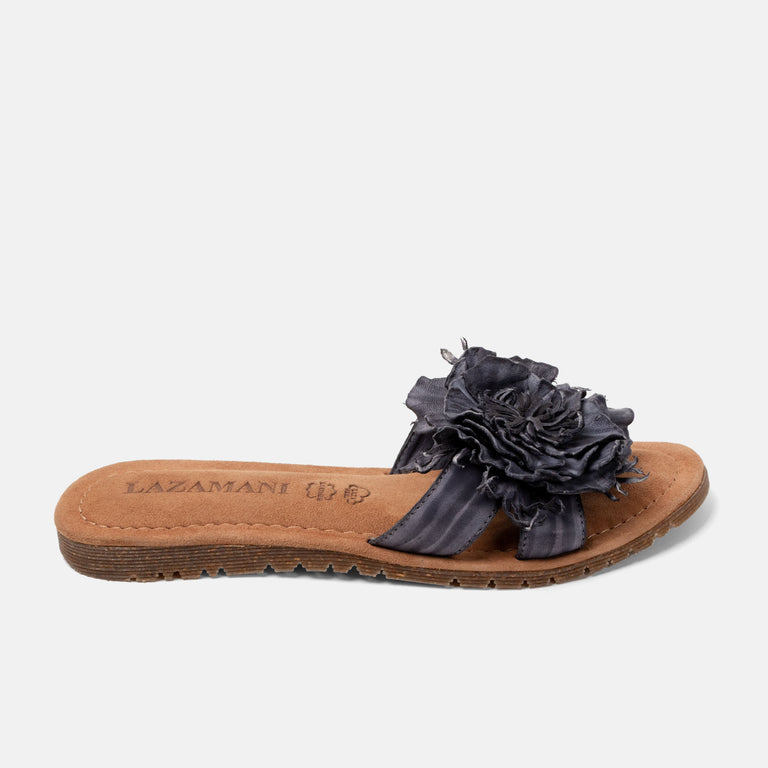 lazamani Lazamani Zinnia Dames Slippers Zwart | LA33765black