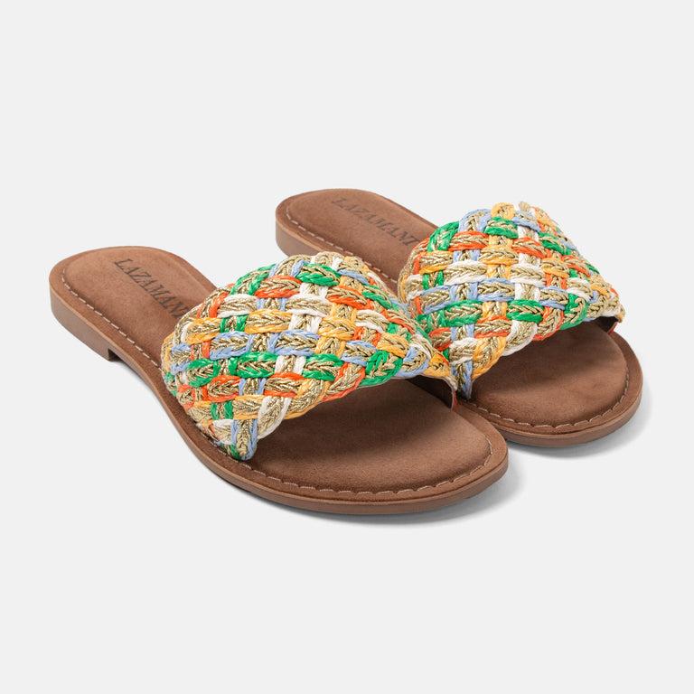 Lazamani Lazamani Zita Dames Slippers Multi | LA75003multi