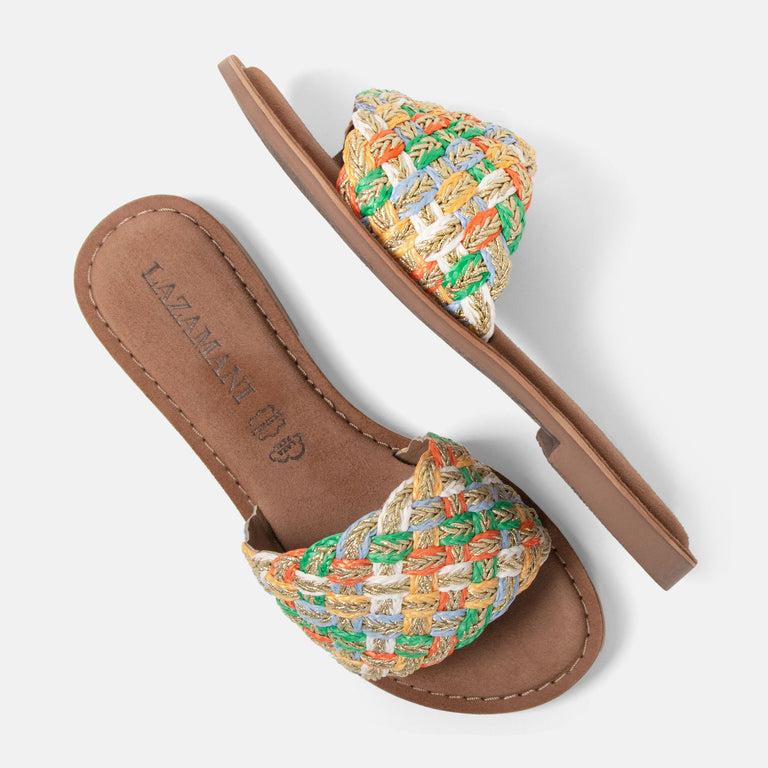 Lazamani Lazamani Zita Dames Slippers Multi | LA75003multi