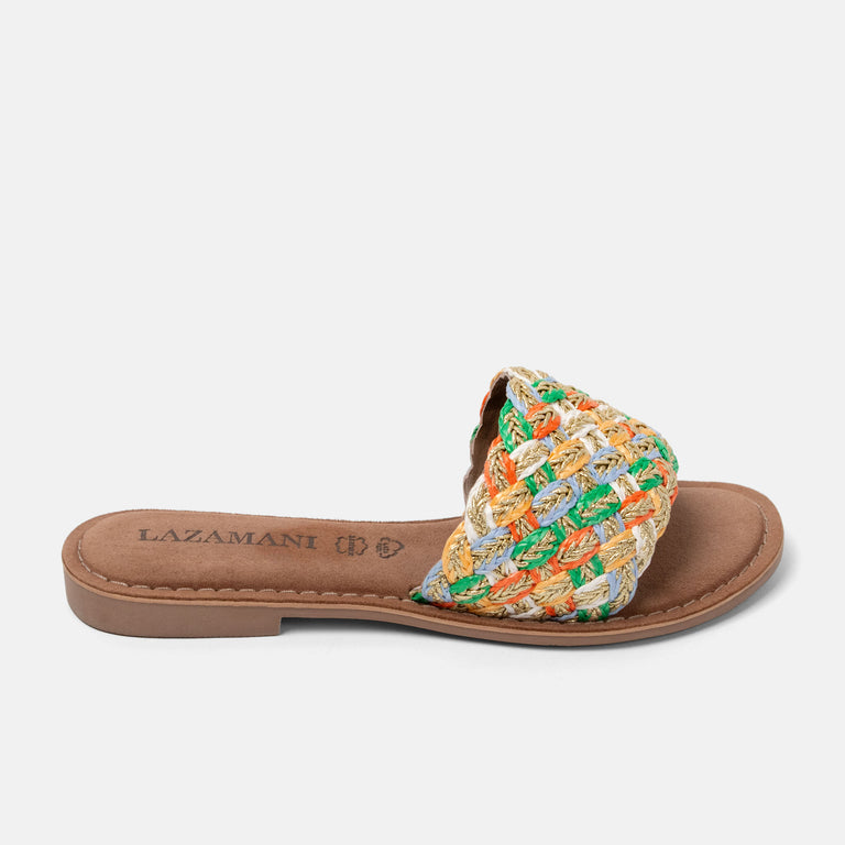 lazamani Lazamani Zita Dames Slippers Multi | LA75003multi