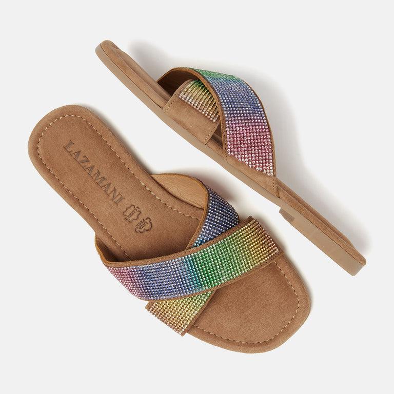 Lazamani Lexi Dames Slippers Multi LA33730multi | Lazamani