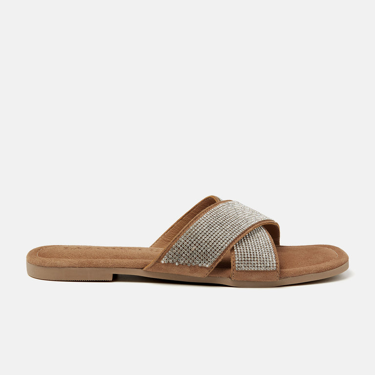 lazamani Lexi Dames Slippers Zilver LA33730silver | Lazamani