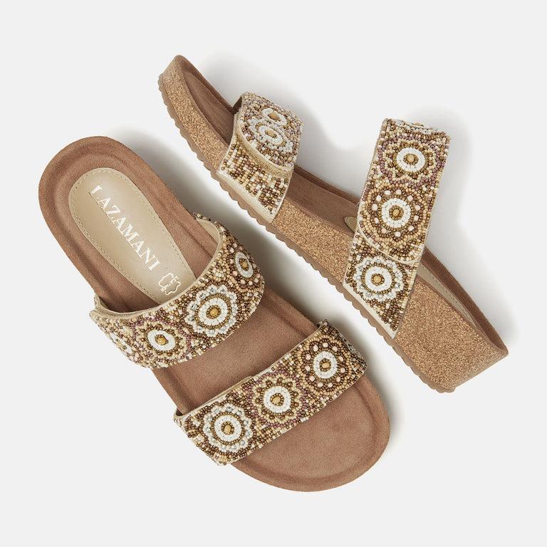 Lazamani Mary Dames Slippers Beige LA75367beige | Lazamani