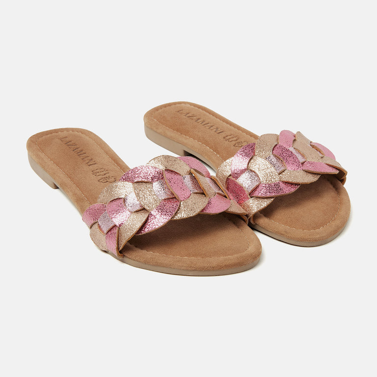 Lazamani Mona Dames Slippers Roze LA33731rose | Lazamani