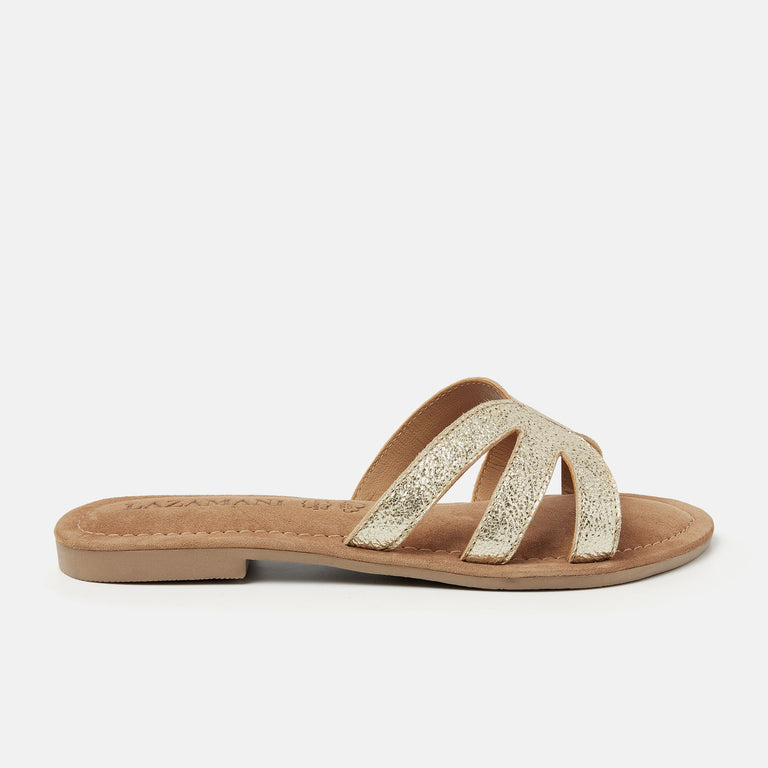 lazamani Nina Dames Slippers Goud LA33729gold | Lazamani
