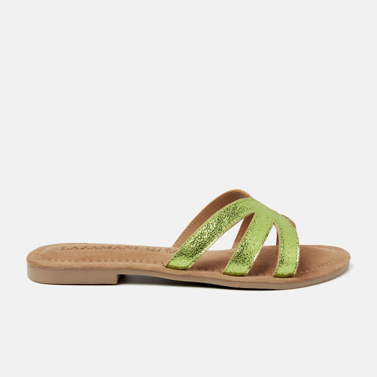 lazamani Nina Dames Slippers Groen LA33729green | Lazamani
