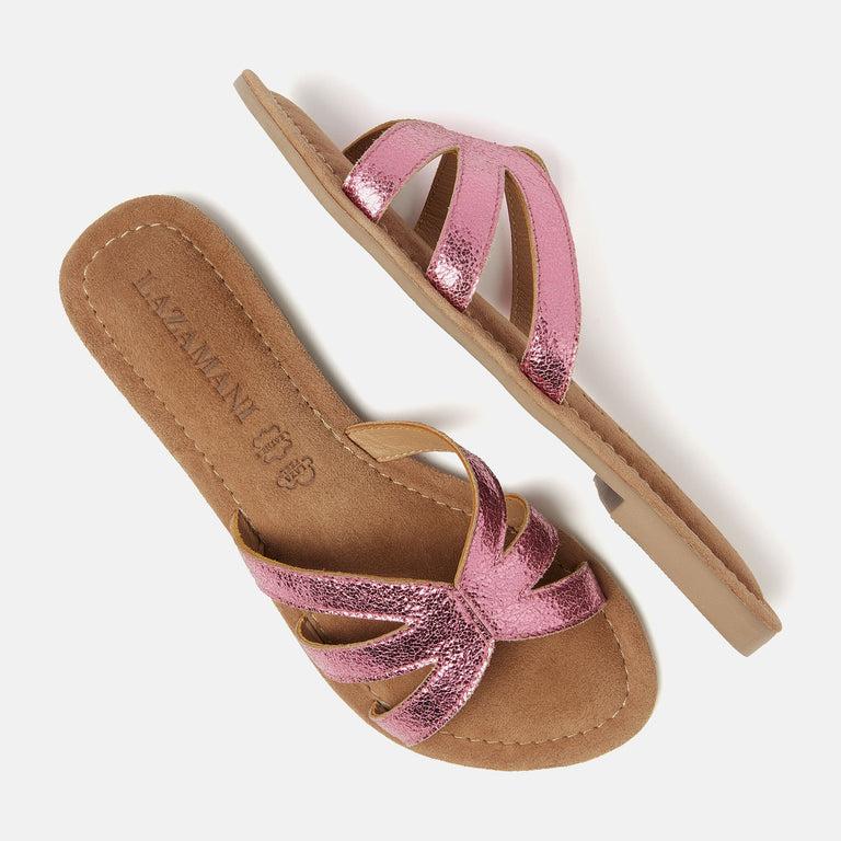 Lazamani Nina Dames Slippers Roze LA33729pink | Lazamani