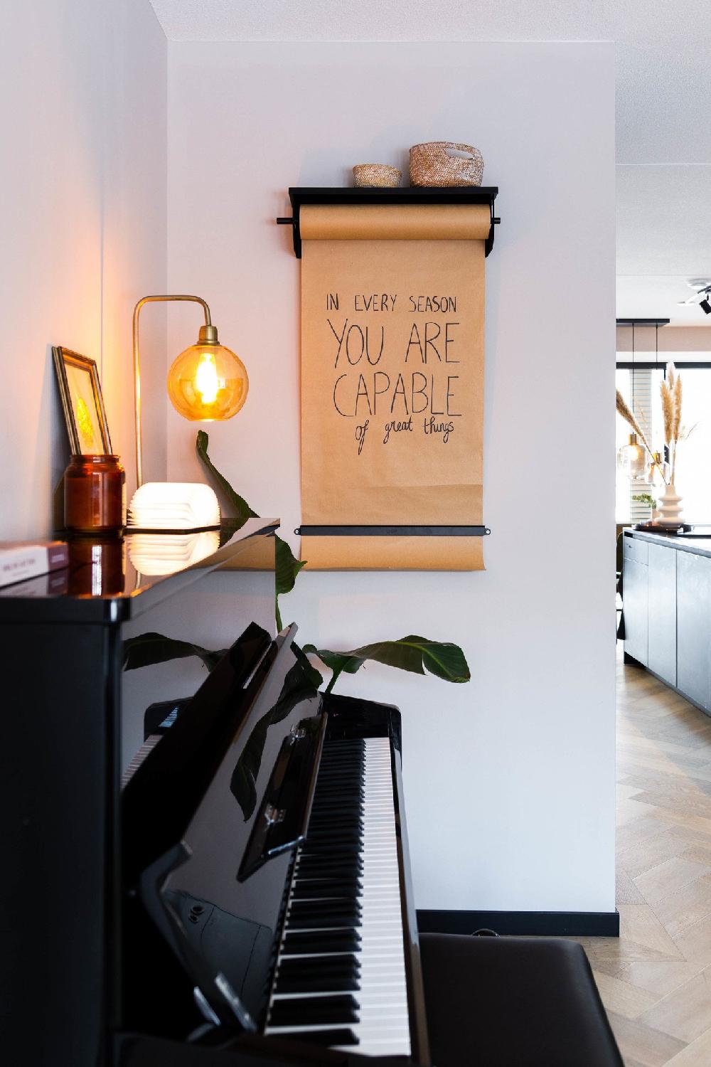 ledr Kraft Paper Roller - Zwart