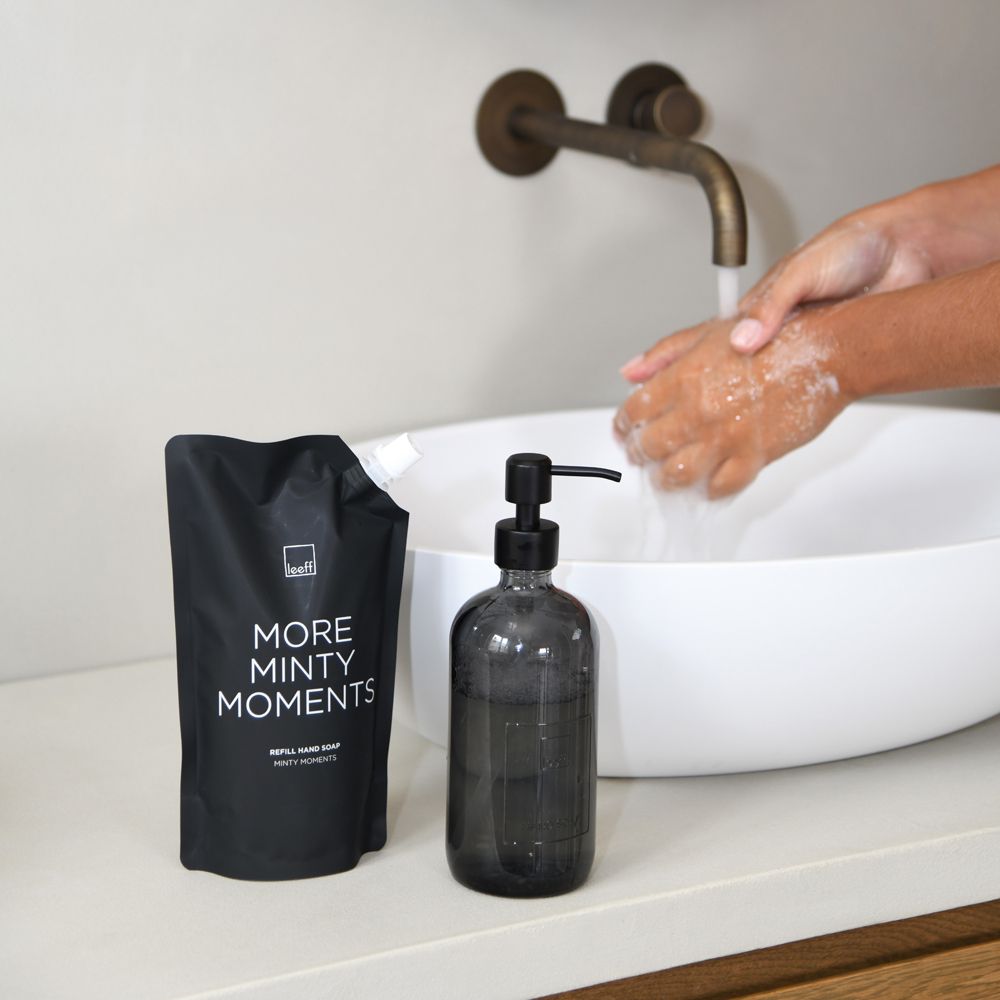 Leeff Leeff Hand Soap Glass Bottle - Minty Moments - Bed & Bad - Leeff