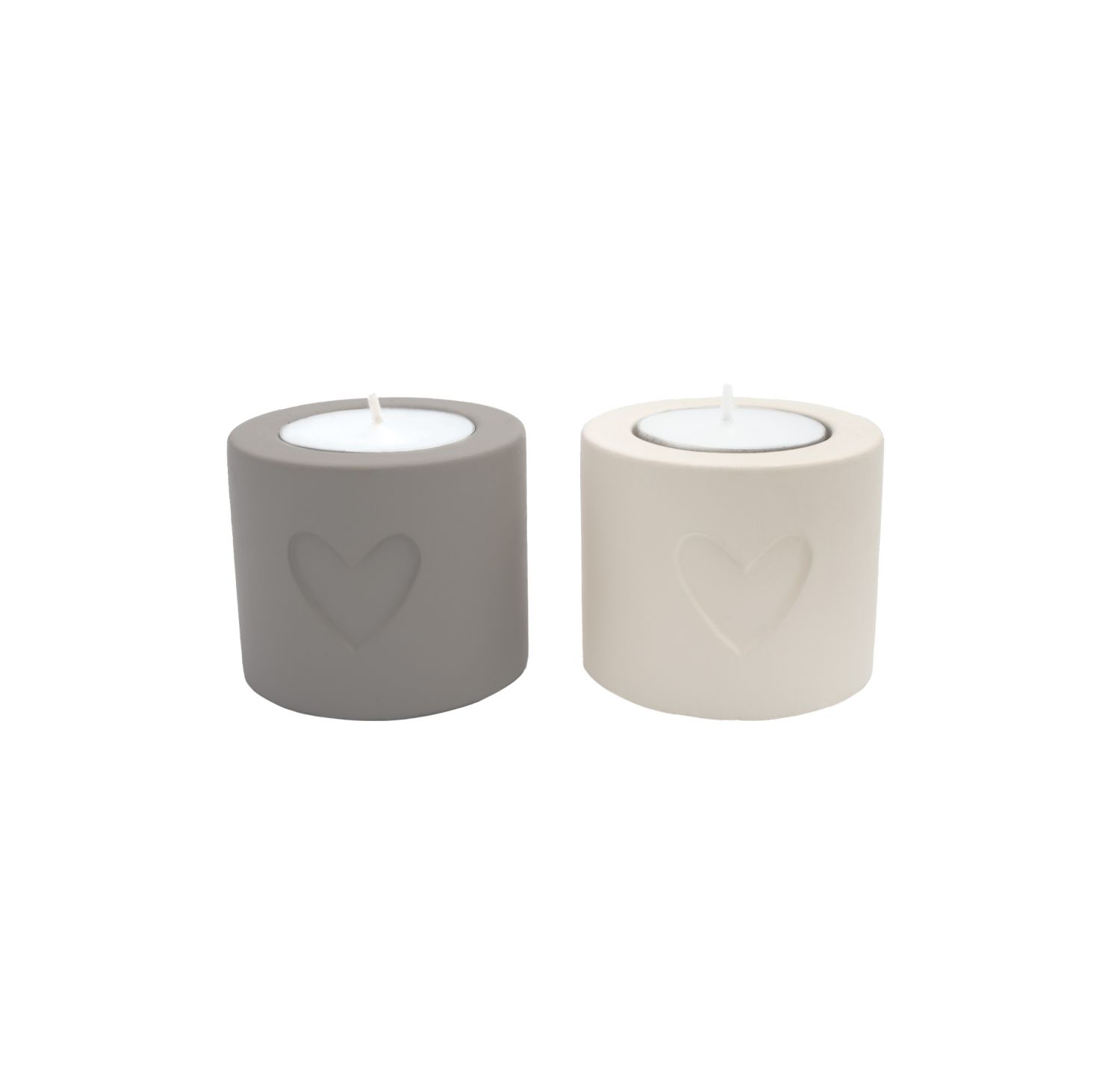 leeff Leeff Heart Tealight Holder Hilde set of 2 - Wonen - Leeff