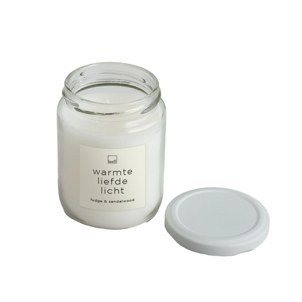 Leeff Leeff Jar Candle L - Warmte Liefde Licht - Wonen - Leeff