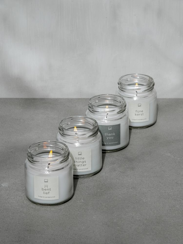 Leeff Leeff Jar Candle S - Little Things Matter - Wonen - Leeff