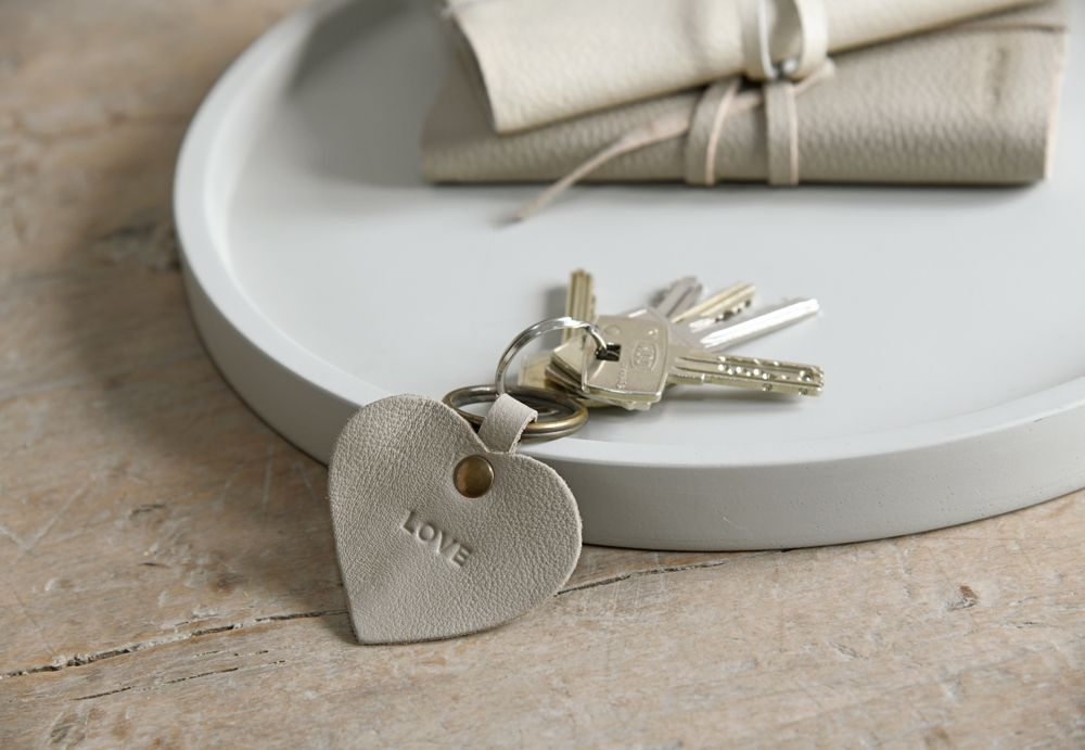 Leeff Leeff Keychain Kristel Taupe - Love - Wonen - Leeff