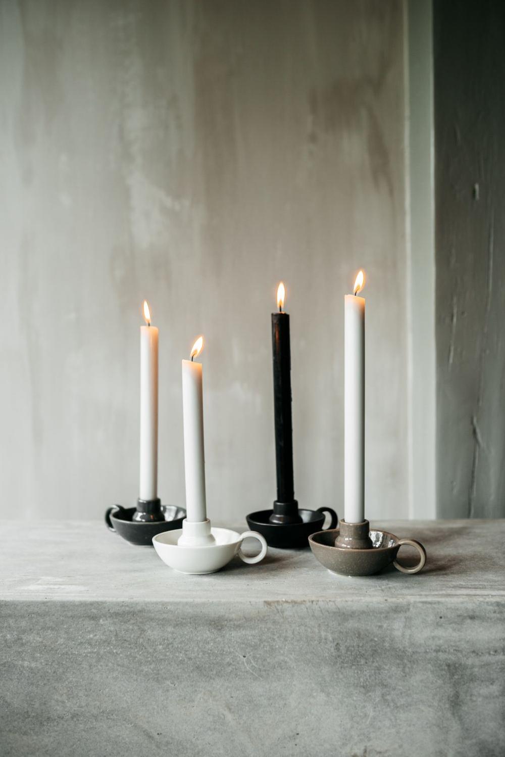 Leeff Leeff Candle Holder Chris Black - Wonen - Leeff