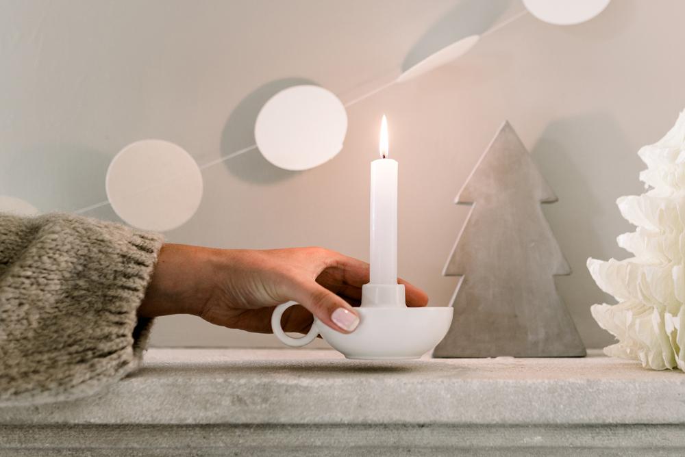 Leeff Leeff Candle Holder Chris White - Wonen - Leeff