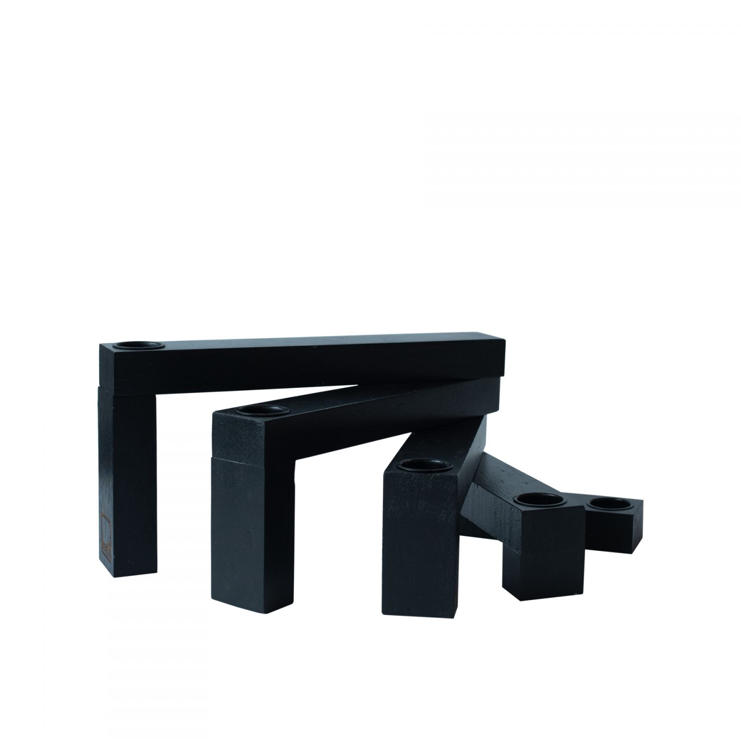 leeff Leeff Candle Holder Coen black - Wonen - Leeff