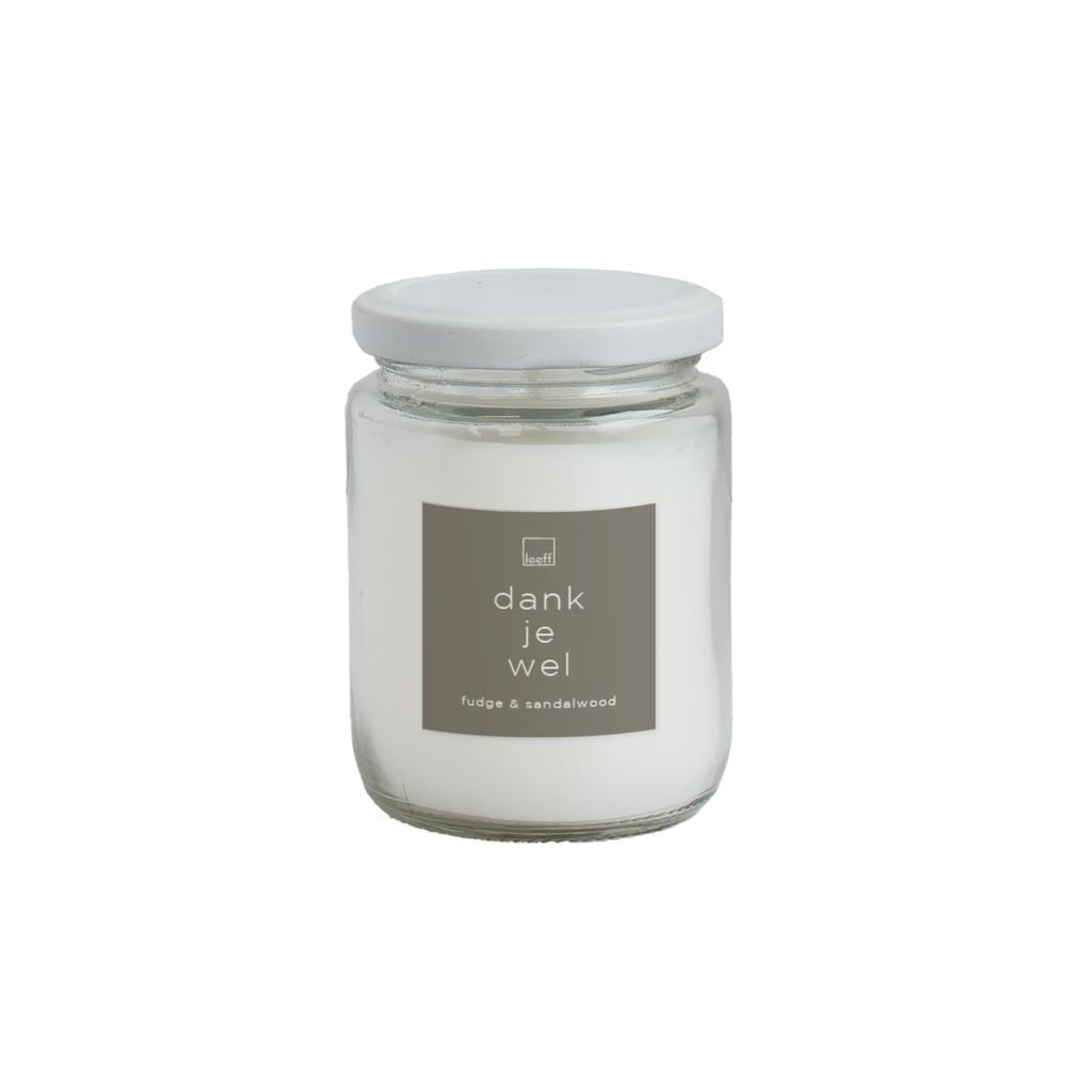leeff Leeff Jar Candle L - Dank je wel - Wonen - Leeff