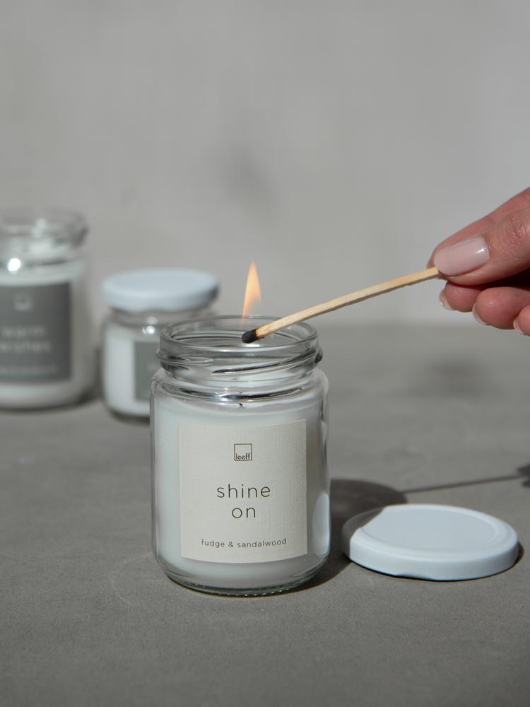 Leeff Leeff Jar Candle L - Shine On - Wonen - Leeff