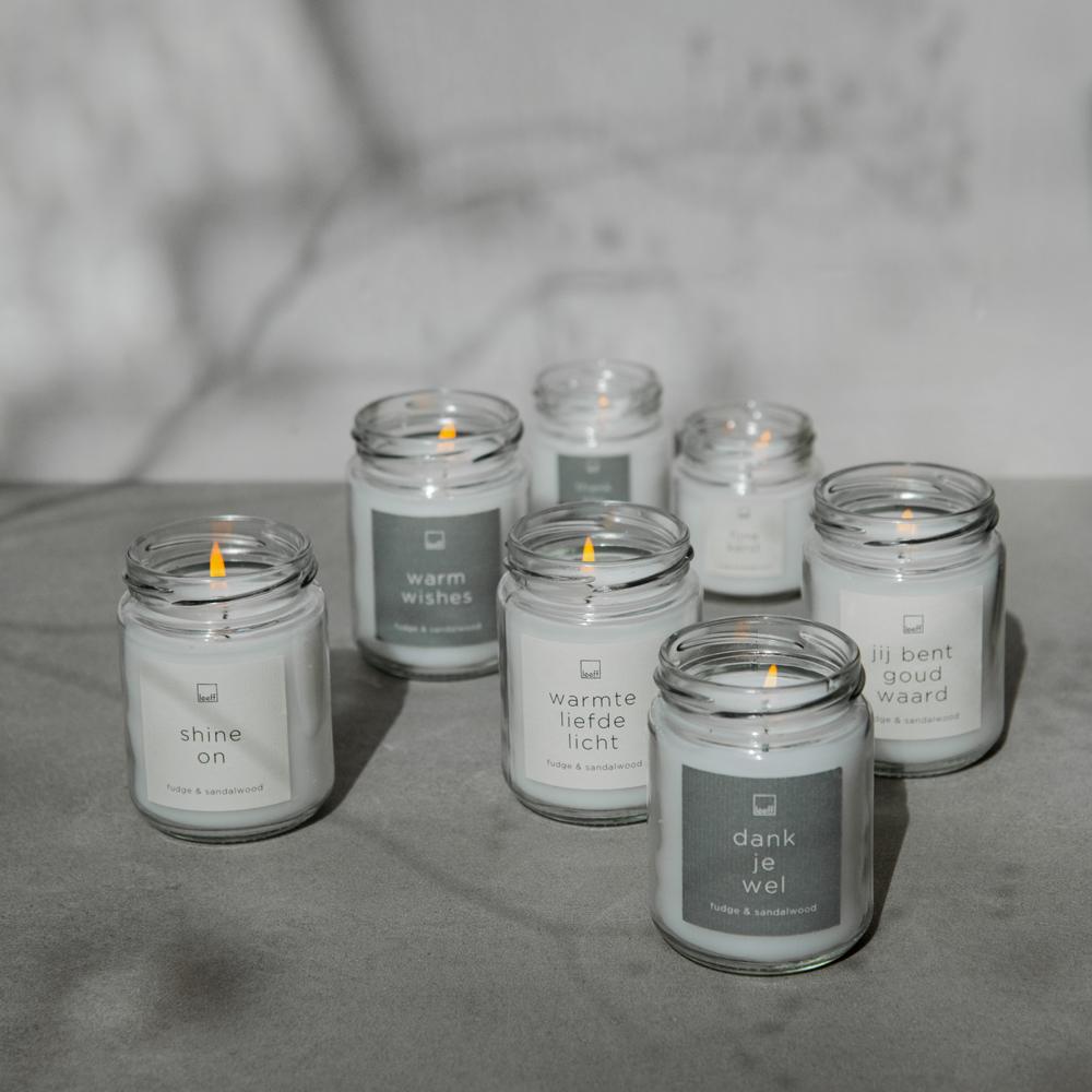 Leeff Leeff Jar Candle L - Warm Wishes - Wonen - Leeff