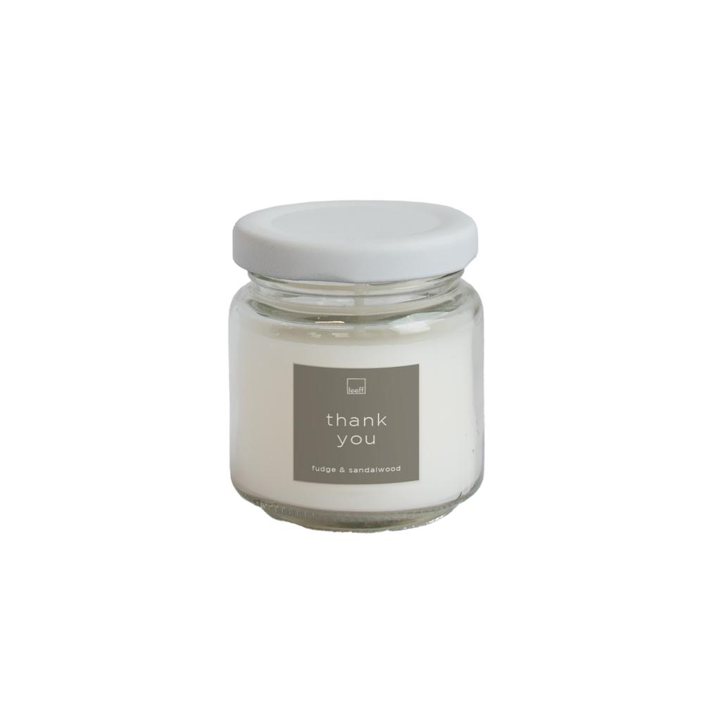 leeff Leeff Jar Candle S - Thank you - Wonen - Leeff