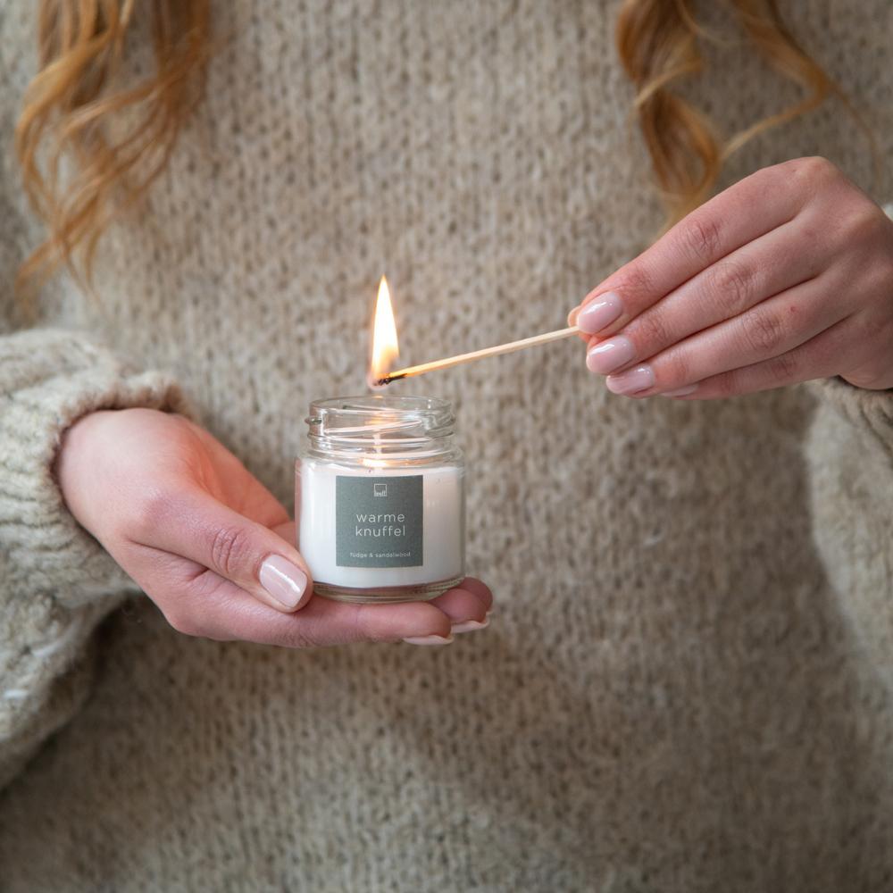 Leeff Leeff Jar Candle S - Warme Knuffel - Wonen - Leeff