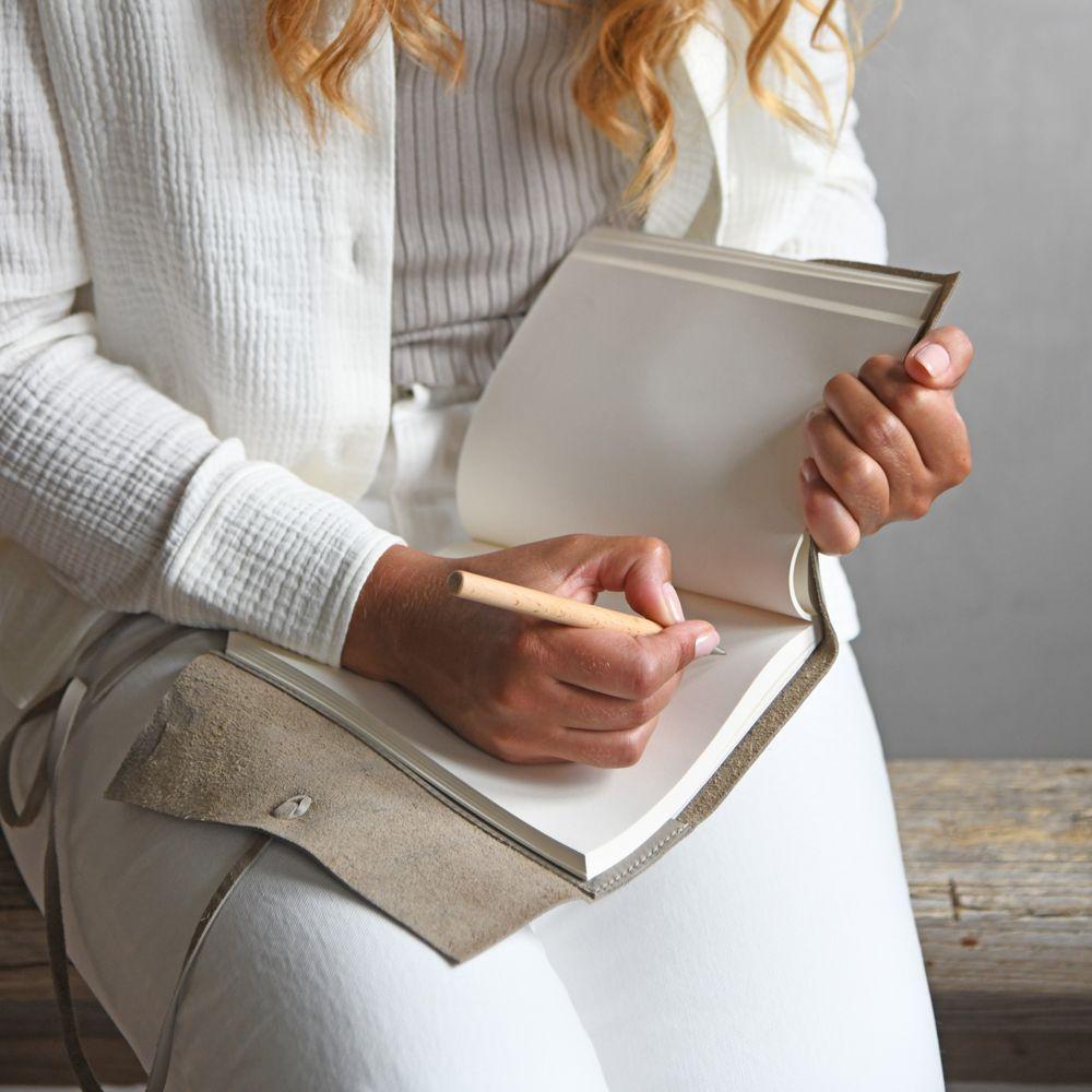 Leeff Leeff Notebook Noah Taupe - A5 - Wonen - Leeff