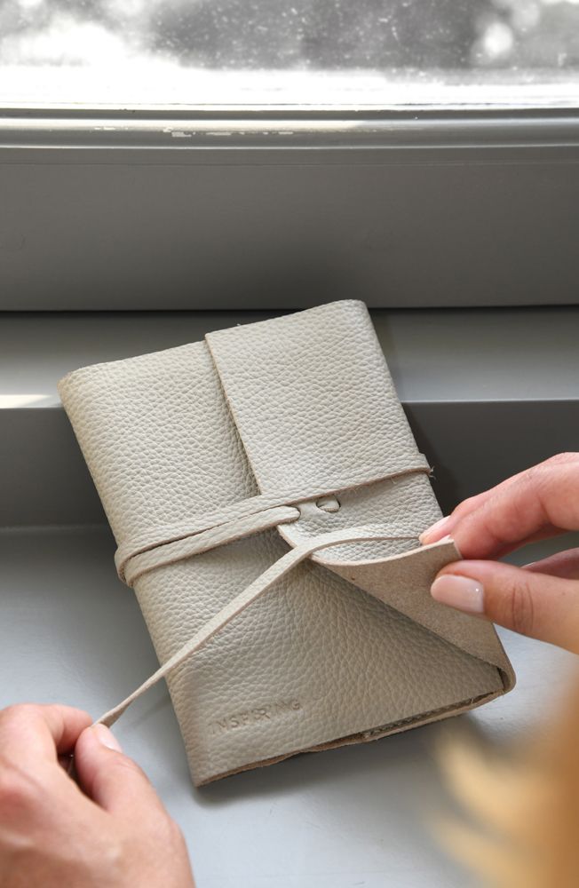 Leeff Leeff Notebook Noah Taupe - A6 - Wonen - Leeff