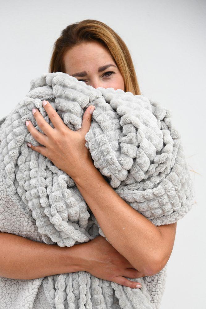 Leeff Leeff Plaid Puk Light Grey - Wonen - Leeff