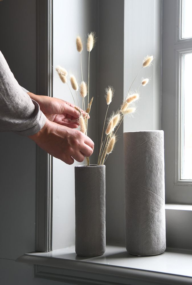 Leeff Leeff Vase Victor S Taupe - Wonen - Leeff