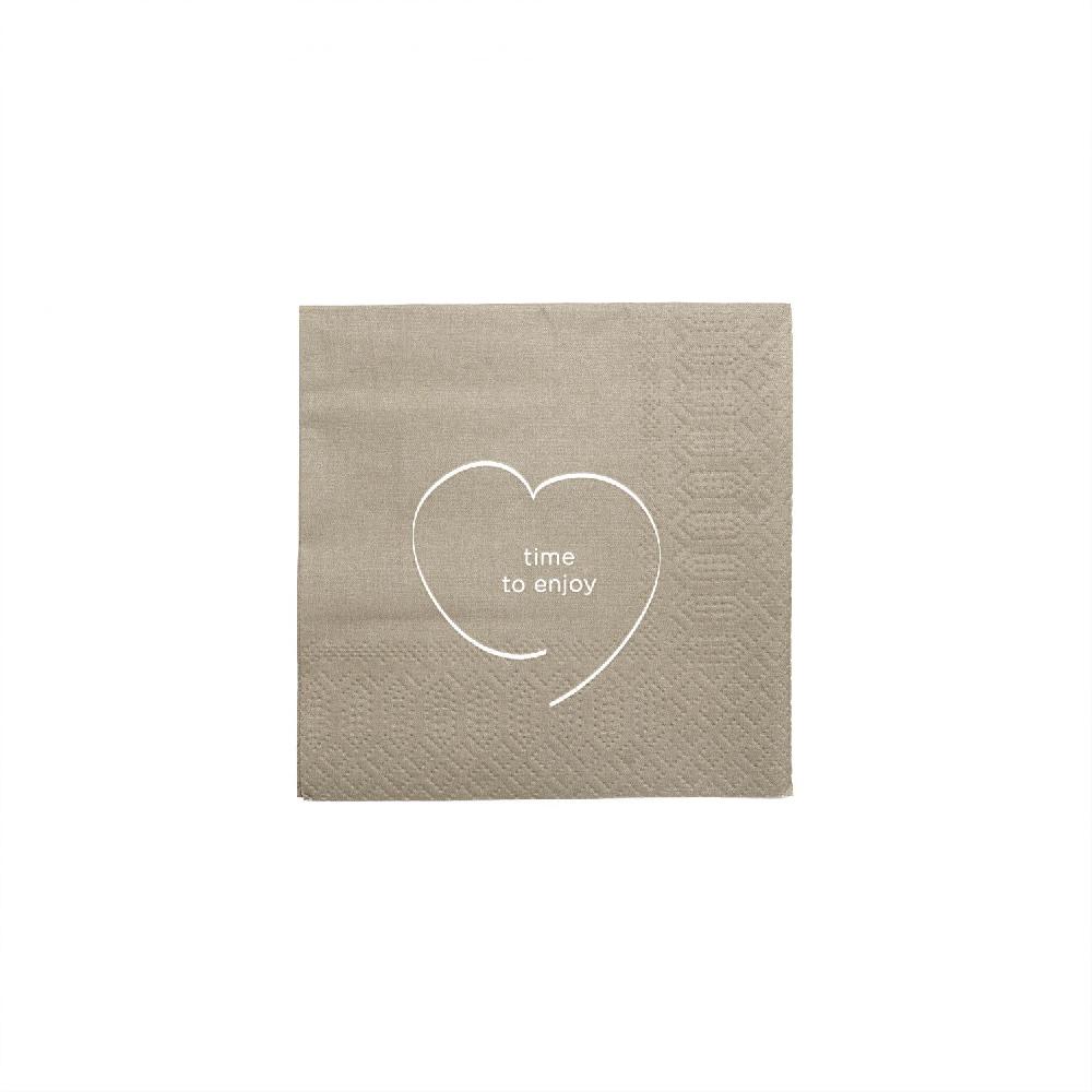 leeff Leeff Napkins - Time to enjoy - Koken & Tafelen - Leeff