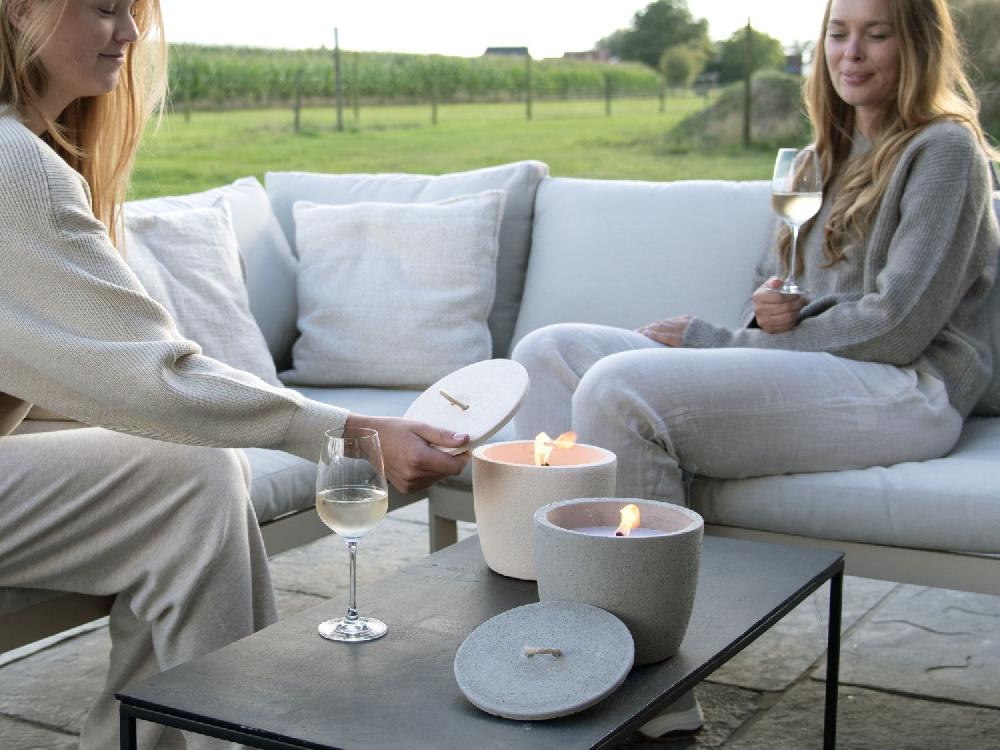 Leeff Leeff Outdoor Candle Olivier Grey - Wonen - Leeff