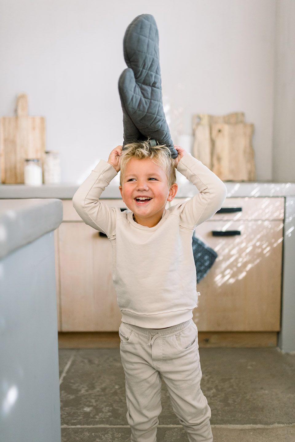 Leeff Leeff Oven Glove Olivia Grey - Koken & Tafelen - Leeff