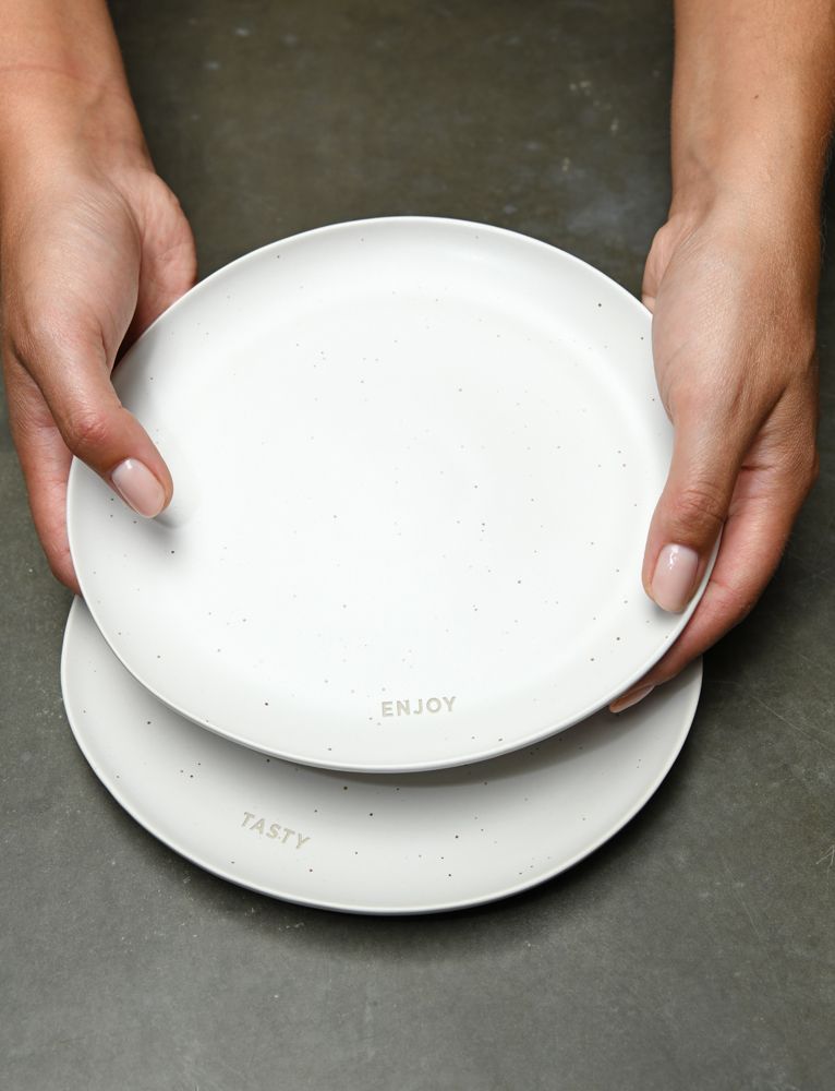 Leeff Leeff Plate Tasty - Enjoy Set Of 2 21 Cm - Koken & Tafelen - Leeff