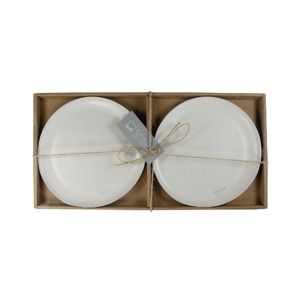 leeff Leeff Plate Tasty - Enjoy set of 2 21 cm - Koken & Tafelen - Leeff