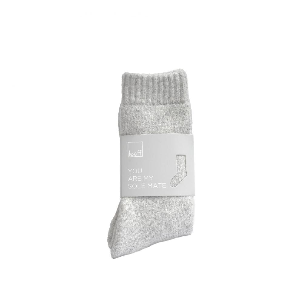 leeff Leeff Socks Light Grey - You are my sole mate 42-46 - Wonen - Leeff