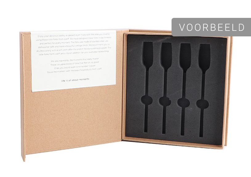 Leeff Leeff Spoons Charlot Set Of 4 Black - Koken & Tafelen - Leeff