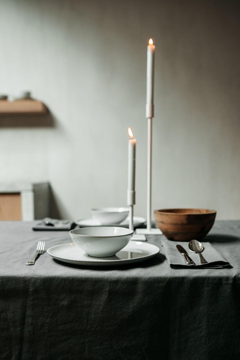 Leeff Leeff Tablecloth Tobias M Grey - Koken & Tafelen - Leeff