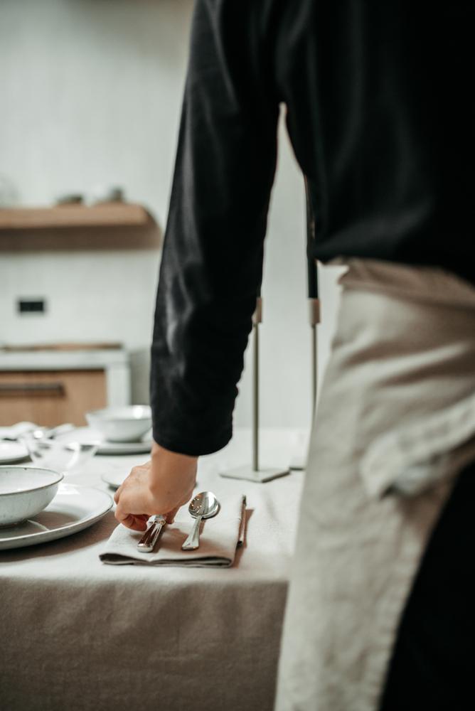 Leeff Leeff Tablecloth Tobias M Light Grey - Koken & Tafelen - Leeff
