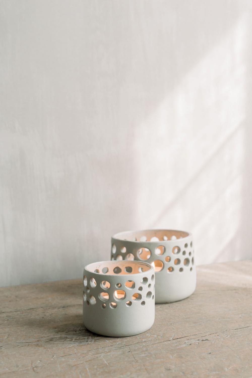 Leeff Leeff Tealight Holder Timor L Natural - Wonen - Leeff