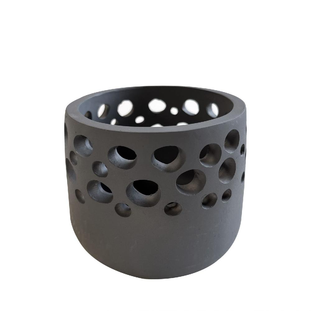 leeff Leeff Tealight Holder Timor S grey - Wonen - Leeff