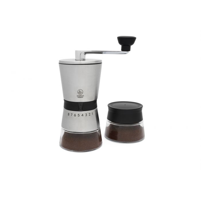 leopold vienna Giftset koffiemolen Bologna met afsluitbare voorraadpot