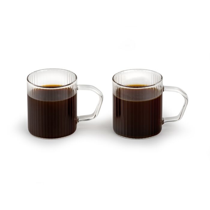 leopold vienna Koffieglas Arusha 200ml set van 2
