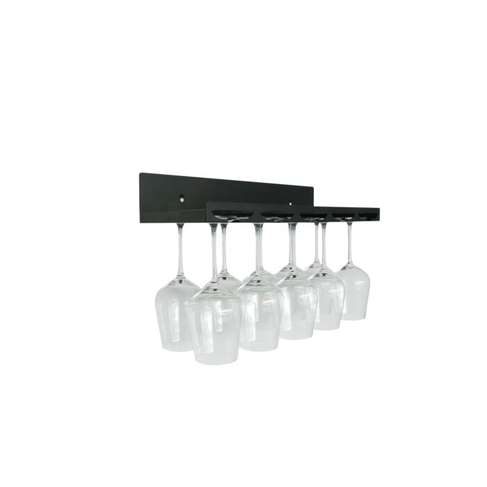 leopold vienna Wijnrek zwart hangend