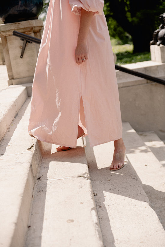 Les Jumelles Eleonore Off-shoulder Maxi-jurk Babyroze