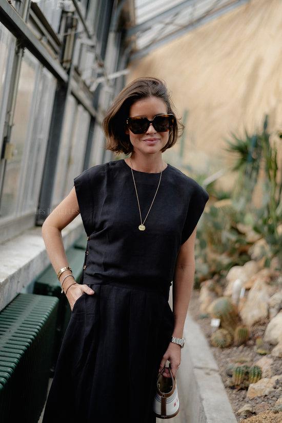 Les Jumelles Agapi Blouse Black