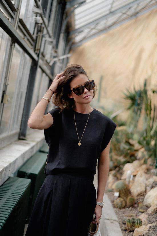 Les Jumelles Agapi Blouse Black