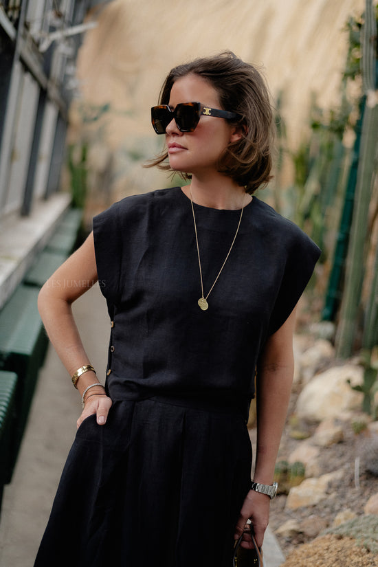 les jumelles Agapi blouse black